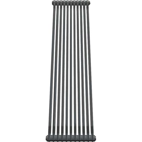 Bircham - Raw Metal Vertical Column Radiator H1800mm x W521mm 2 Column (1/2)