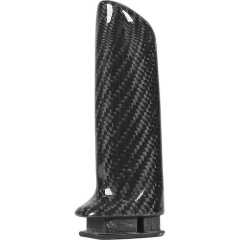 Handbremsgriff aus glänzend schwarzem Carbon, Auto-Innenausstattung, kompatibler Ersatz für BMW 3er E36 E46 E90 F30, 4er F32, M3 E92 F80, M4 F82 (1/5)