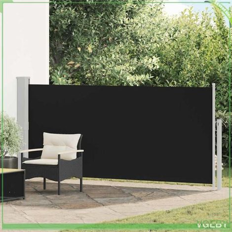 Auvent latéral rétractable - FAFEICY - 45353 - 140 x 300 cm - Noir - Enroulement automatique (1/5)