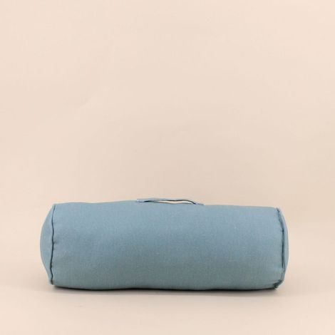 Coussin polochon déperlant anti UV vert 50x30cm (1/5)
