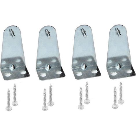 Supports de fixation (lot de 4) en métal pour stores vénitiens et rideaux horizontaux. (1/5)