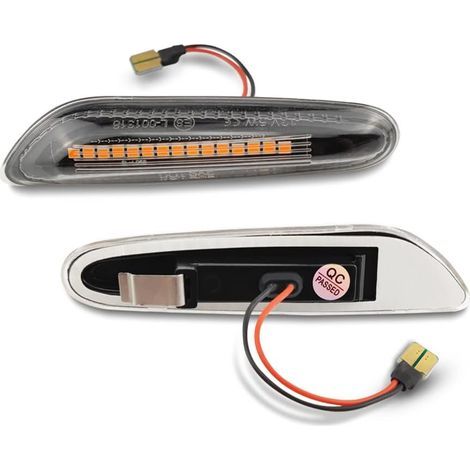Luz de señalización lateral secuencial LED dinámica BM VV para guardabarros delantero. Reemplazo de la lámpara de señalización lateral para E82 E88 E90 E91 E92 E93 E60 E61 E83. (1/5)