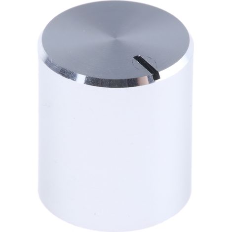 Bouton de potentiomètre RS PRO, Axe de 6.4mm, Diamètre de 14mm, Vis sans tête ( Prix pour 1 )
