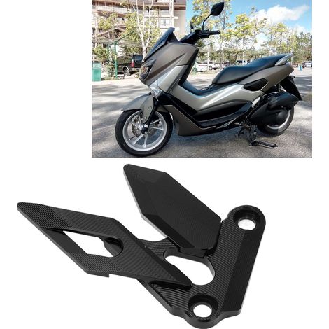 Cache-étrier de frein avant pour moto, cache-pompe de frein à disque, compatible avec Yamaha NMAX125, NMAX155, NMAX150, noir (1/5)