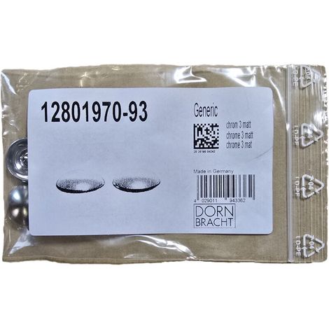 Dornbracht 12801970-93 Caches décoratifs pour Perfecto SÉRIE NEUTRE