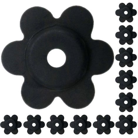 Lot de 12 butées coupe-vent pour drapeaux de jardin, accessoires pour drapeaux de jardin (1/4)