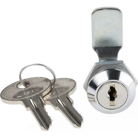 Serrure batteuse RS PRO, déverrouillage Clé ( Prix pour 1 ) (1/3)