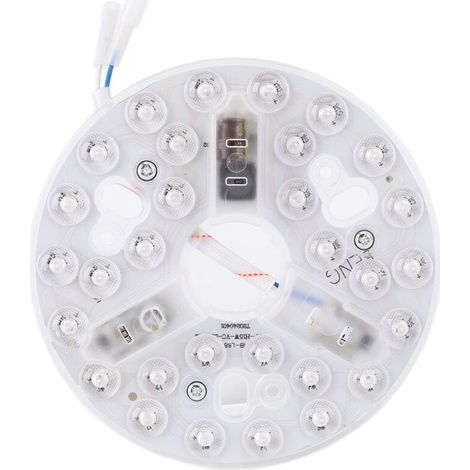 Kit de remplacement pour ventilateur de plafond à LED de 5,3 pouces, 3 000 K, 4 200 K, 6 500 K, intensité variable, 15 W, rond, 95 à 265 V