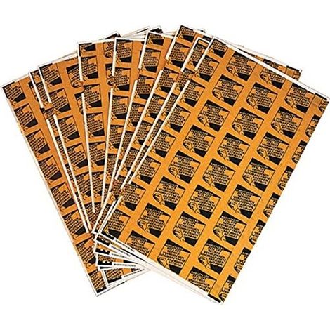 TIGERONE 6689805 Ricambio Sterminainsetti Carta Adesiva 10 Pezzi colore Nero
