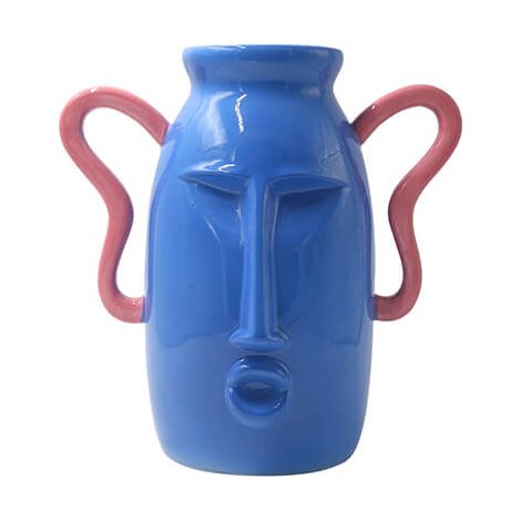 Que Rico Amor Del Color Large Blue Federico Vase