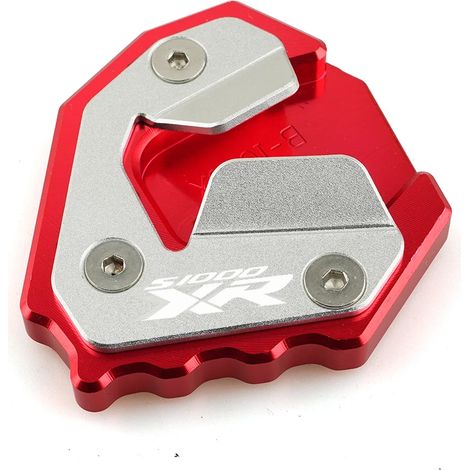 (Rouge) Compatible avec BMW S1000XR S1000 XR 2015-2019 2018 Moto Accessoires CNC de haute qualité Béquille latérale Extension de béquille Repose-pied maxpower (1/4)