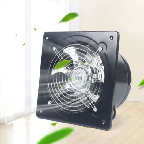 Axial Industrie Ventilator 200mm Gebläse Lüfter Wand Fenster Abluftventilator 850m³/h (1/5)