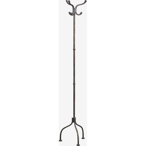 Porte-manteau sur pied en aluminium Velkry SKLUM Noir (1/5)