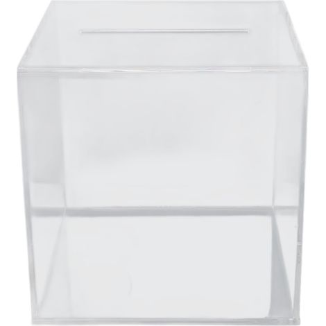 Tirelire en Acrylique Transparente Type 1 Grande Capacité Résistante aux Chocs pour Billets et Pièces (1/5)