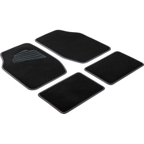 Auto-Teppich Matrix, Universal Fußmatten-Set 4-teiliggrau (1/5)