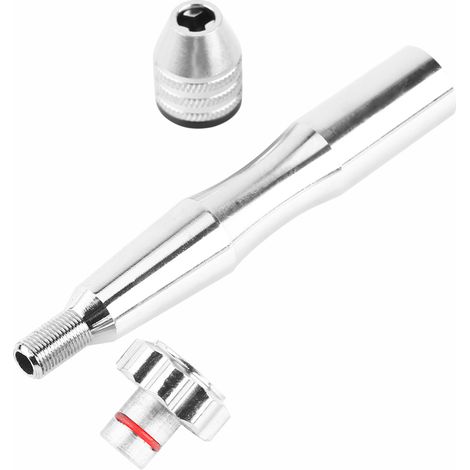 Mandrin à main de perçage large avec 10 mèches HHS pour bois, couleur argent (1/5)