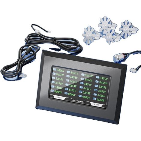 Accessoires de batterie, affichage LCD double, connecteurs RS485 et CAN, 4,3 pouces LCD (1/2)