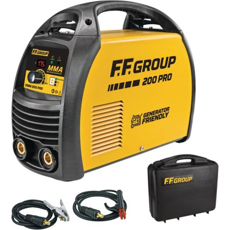 Ff-group dwm 200 pro saldatrice inverter 200a uso professionale (1/5)