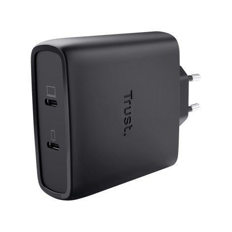 Trust Maxo USB-C-GaN-Ladegerät 100 W mit 2 Anschlüssen (1/4)