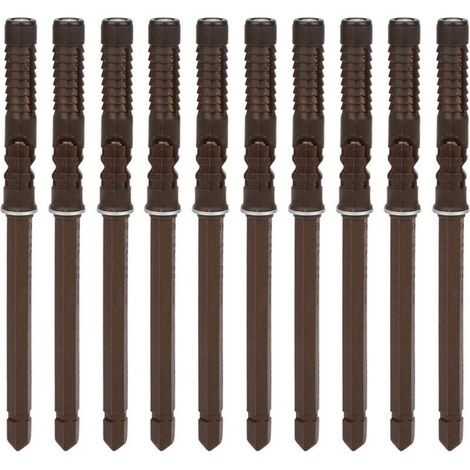 Set di 10 staffe a scomparsa per mensole da 10 x 100 mm – Portata massima 15 kg – Per mensole fino a 30 mm di spessore (1/4)