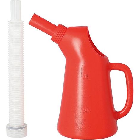Gobelet gradue en polyethylene 3000 ml avec ecoulement flexible (1/3)