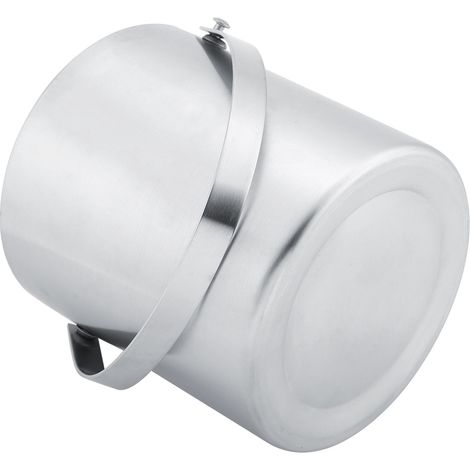 Seau à glace à double paroi en acier inoxydable avec couvercle pour les fêtes de mariage (2L) (1/5)