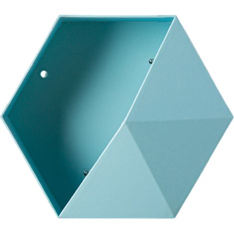 Étagère Murale Hexagonale - Support de Rangement Géométrique Moderne - Tablette Flottante Design Minimaliste (1/5)