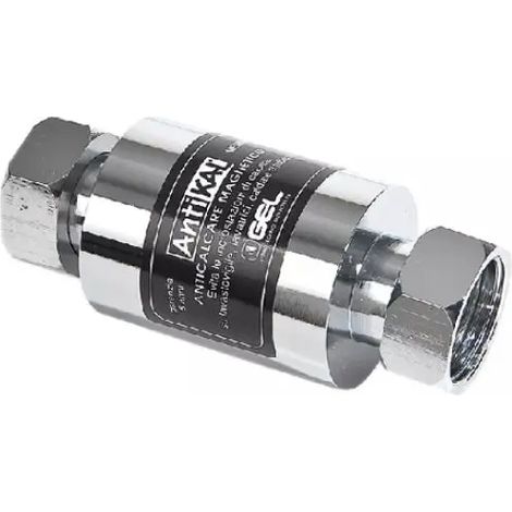 Filtro anticalcare magnetico modello antikal medium att.femmina 3/4"- portata picco 2500 lt/h. - 1950 gauss GEL