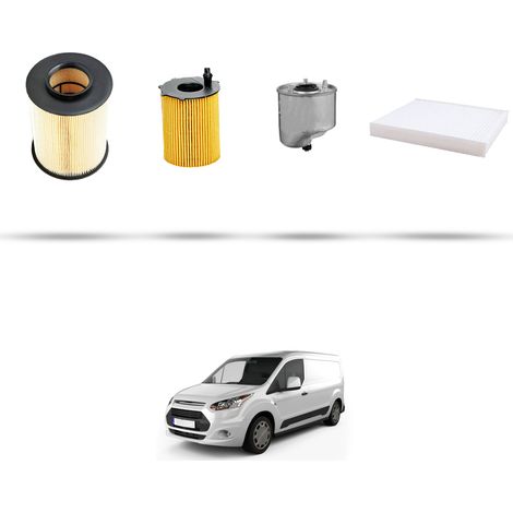 Kit tagliando 4 filtri compatibile con Ford Transit Connect II 1.6 tdci 55kw dal 2013 (1/5)