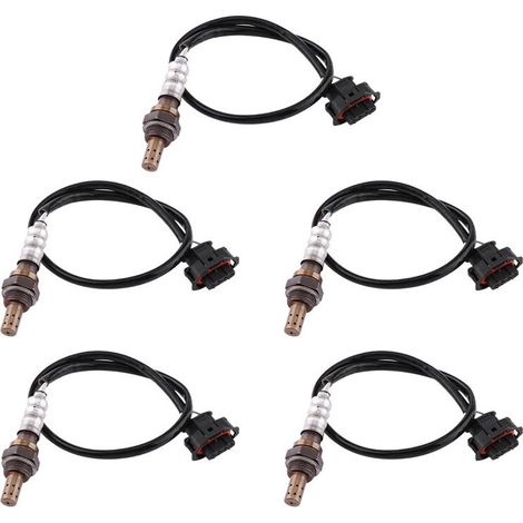 Adecuado para 5 sensores de oxígeno automotrices (sensores Lambda) Sensor de sonda O2 855361, adecuado para Opel Astra H 2004-2013 5Wk91709