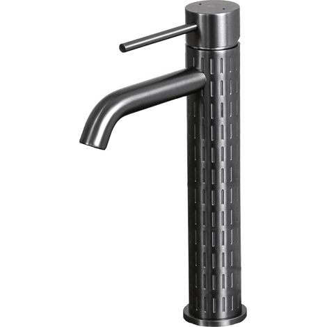 Essebagno Architek Miscelatore per lavabo alto grigio gun metal