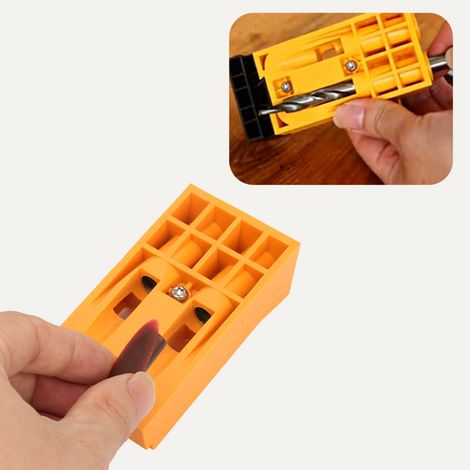 Nouveau jeu de perçage à angle pour le travail du bois avec perceuse A + une pince en C (1/5)