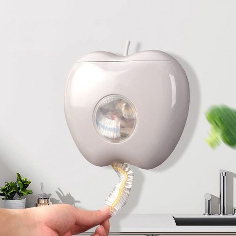 Boîte de rangement Fresh Bag - Plastique - Fixation murale - Gain de place dans la cuisine - Gris