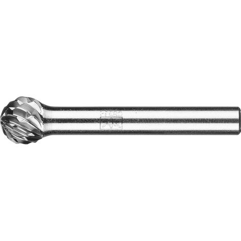PFERD TOOLS Hartmetall Hochleistungsfrässtift ALLROUND Kugel KUD Ø 10x09 mm Schaft-Ø 6 mm universal grob (1/3)