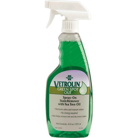 VETROLIN GREEN SPOT OUT Farnam rimuove prontamente le macchie dal mantello senza acqua 473 ml