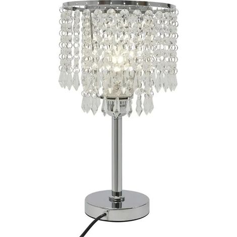 Lampe de table suspendue en cristal E27, éclairage de chevet, lampe de nuit, lampe de chevet de style moderne, lampe de bure ODIPIE (1/4)
