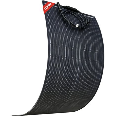 Panneau Solaire, Haute Efficacité, Construction Durable, 1pcs 100w panneau (1/2)