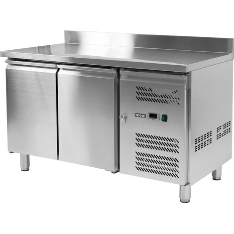 Comptoir réfrigéré à 2 portes, plage de température -2 à +8 °C, 215 W, 282 L (1/5)