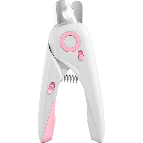 Coupeongles pour animaux, 1 pièce, coupeongles 2 en 1, outil de soin des ongles pour animaux, cadeau idéal, toilettage pour chiens et chats (rose)