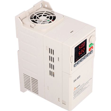 Variateur de fréquence SAKO Vector SKI800 1.5KW, triphasé 380VAC entrée, sortie 0-380VAC, usage intensif, convertisseur industriel robuste. (1/5)