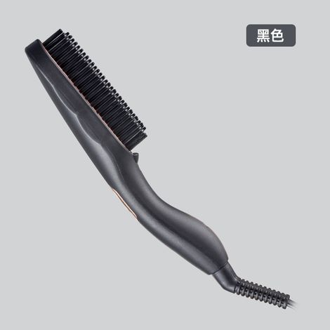 Peigne lisseur à température réglable (noir, norme européenne) pour usage domestique (1/5)