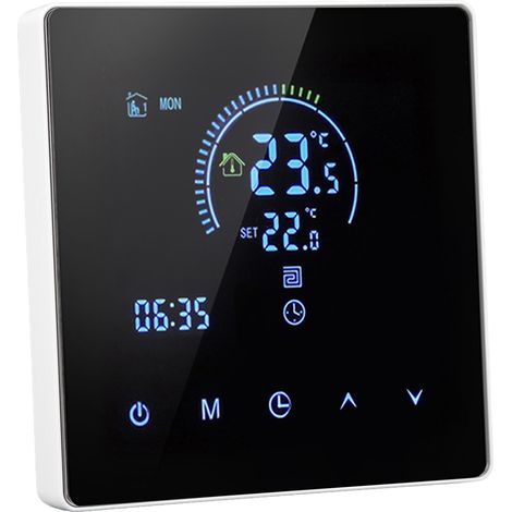 3500-W-Digitalthermostat mit Tuya-App-Fernbedienung, Einstellbereich 5–60 °C, LCD-Display, AC 90–240 V, Standardausführung (1/5)