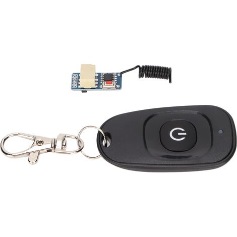 DC12V Funkfernbedienungsschalter mit einem Knopf, Relais, Funksender für Autofernbedienung und Hausautomation (1/5)