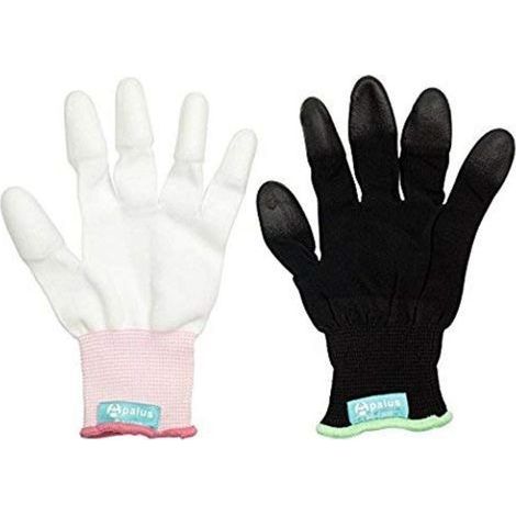Guanti professionali Apalus resistenti al calore per lo styling dei capelli con piastre, arricciacapelli e ferri arricciacapelli - Adatti per mano destra e sinistra (1 paio) (1/4)