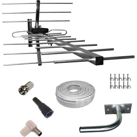 Antenne TV Numérique - CLASSIC - 4G/LTE Ready - Directionnelle - Haut Gain - 10 m Cable (1/4)