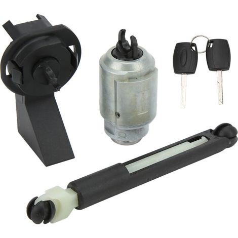 aqxreight Kit de Verrouillage de Déverrouillage de Capot, Loquet de Verrouillage de Déverrouillage de Capot de Voiture avec 2 Clés de Remplacement OE 1355231 pour Focus MK2 2004-2012. (1/4)