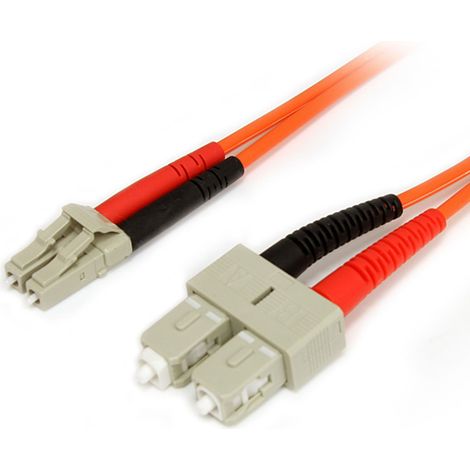 StarTech.com Cavo patch duplex in fibra multimodale 62,5/125 1 m LC - SC (1/3)