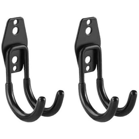 Lot de 2 crochets robustes pour charges lourdes, jolis crochets de suspension, crochets muraux pratiques pour garage (1/5)