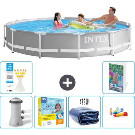 Intex Piscine Prism Frame Ronde - 366x76 cm - 7-pièces  S181