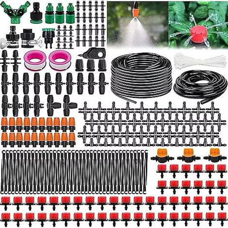 Système d'irrigation de jardin - Kit 15 m + 55 m pour l'irrigation des pelouses et des plantes de serre (1/5)